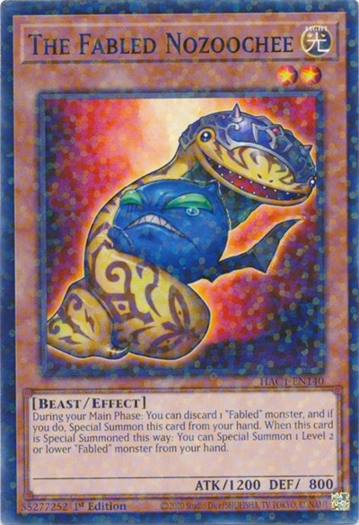 The Fabled Nozoochee (Duel Terminal) (HAC1-EN140) [Hidden Arsenal: Chapter 1]
