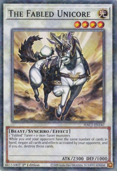 The Fabled Unicore (Duel Terminal) (HAC1-EN147) [Hidden Arsenal: Chapter 1]