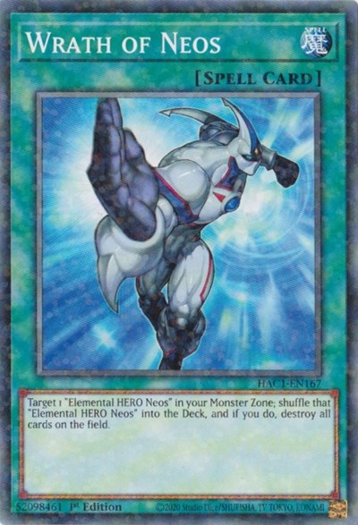 Wrath of Neos (Duel Terminal) (HAC1-EN167) [Hidden Arsenal: Chapter 1]