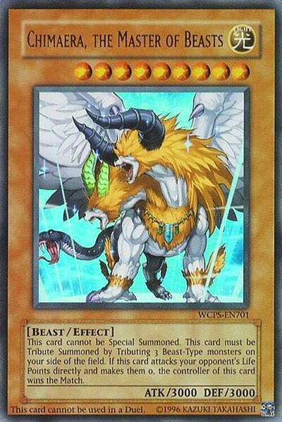 Chimaera, the Master of Beasts (WCPS-EN701) [World Championship Series]