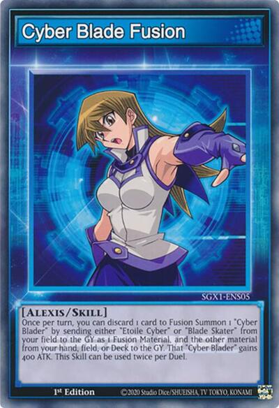 Cyber Blade Fusion (SGX1-ENS05) [Speed Duel GX: Duel Academy Box]