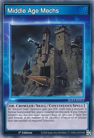 Middle Age Mechs (SGX1-ENS12) [Speed Duel GX: Duel Academy Box]