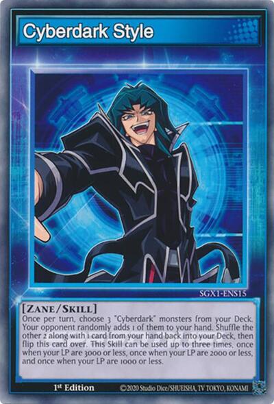 Cyberdark Style (SGX1-ENS15) [Speed Duel GX: Duel Academy Box]