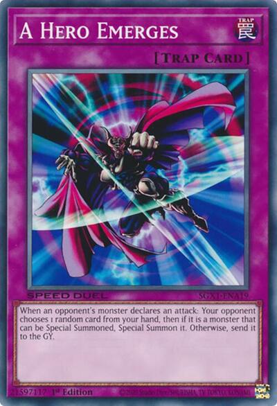 A Hero Emerges (SGX1-ENA19) [Speed Duel GX: Duel Academy Box]