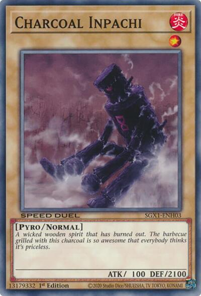 Charcoal Inpachi (SGX1-ENH03) [Speed Duel GX: Duel Academy Box]