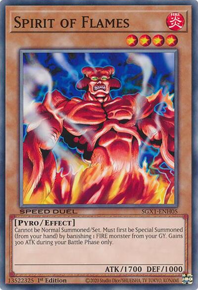 Spirit of Flames (SGX1-ENH05) [Speed Duel GX: Duel Academy Box]