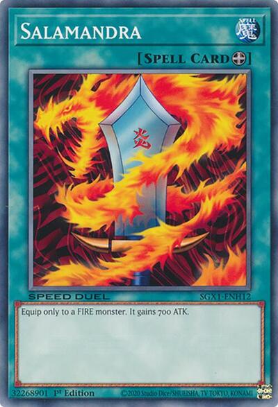 Salamandra (SGX1-ENH12) [Speed Duel GX: Duel Academy Box]