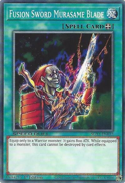 Fusion Sword Murasame Blade (SGX1-ENB12) [Speed Duel GX: Duel Academy Box]