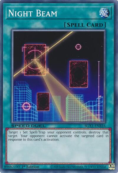 Night Beam (SGX1-ENB16) [Speed Duel GX: Duel Academy Box]