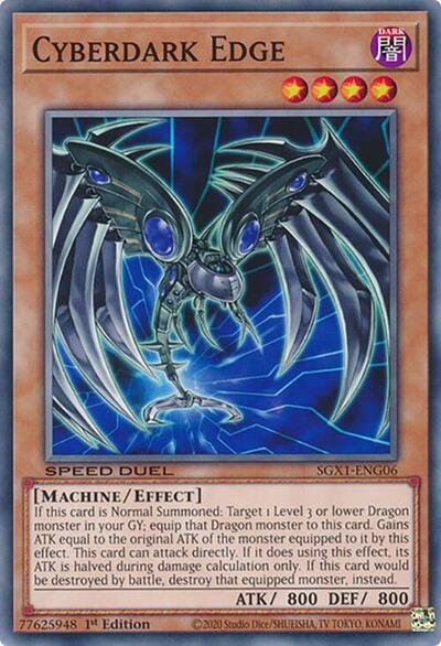 Cyberdark Edge (SGX1-ENG06) [Speed Duel GX: Duel Academy Box]