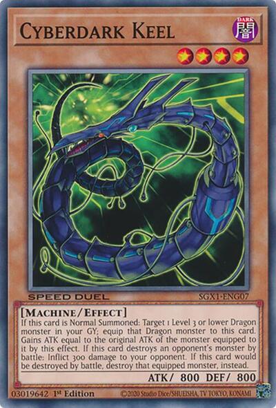 Cyberdark Keel (SGX1-ENG07) [Speed Duel GX: Duel Academy Box]