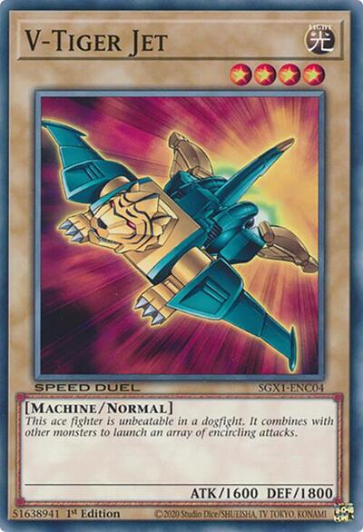 V-Tiger Jet (SGX1-ENC04) [Speed Duel GX: Duel Academy Box]