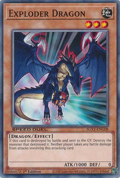 Exploder Dragon (SGX1-ENG08) [Speed Duel GX: Duel Academy Box]