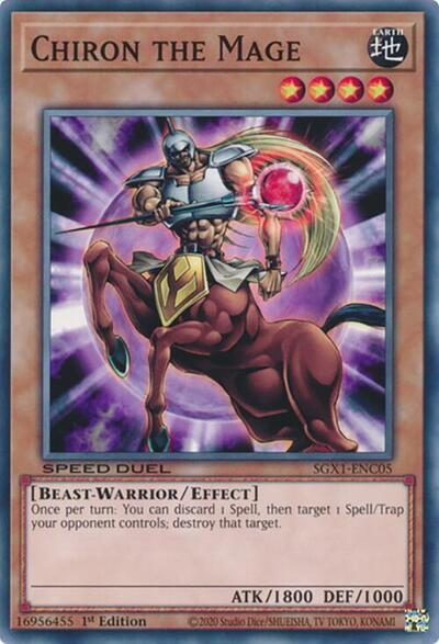 Chiron the Mage (SGX1-ENC05) [Speed Duel GX: Duel Academy Box]