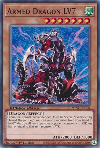 Armed Dragon LV7 (SGX1-ENC08) [Speed Duel GX: Duel Academy Box]