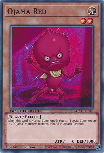 Ojama Red (SGX1-ENC10) [Speed Duel GX: Duel Academy Box]
