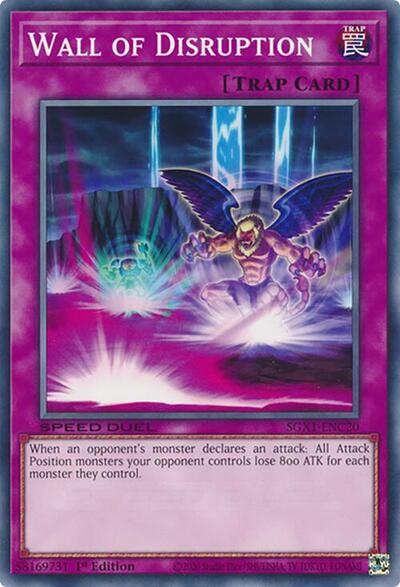 Wall of Disruption (SGX1-ENC20) [Speed Duel GX: Duel Academy Box]