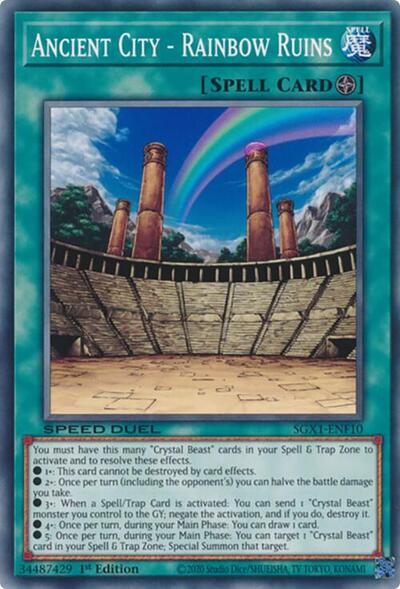 Ancient City - Rainbow Ruins (SGX1-ENF10) [Speed Duel GX: Duel Academy Box]