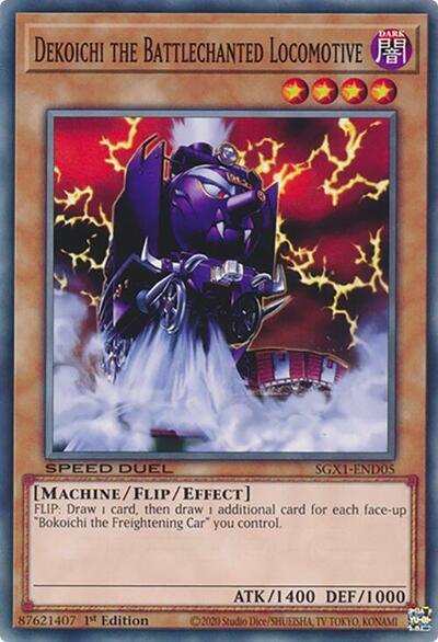 Dekoichi the Battlechanted Locomotive (SGX1-END05) [Speed Duel GX: Duel Academy Box]