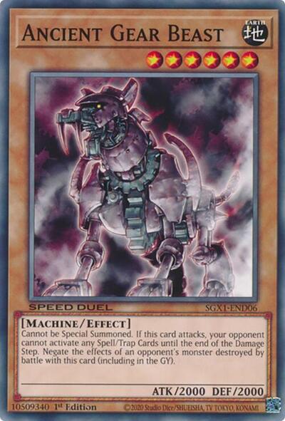 Ancient Gear Beast (SGX1-END06) [Speed Duel GX: Duel Academy Box]