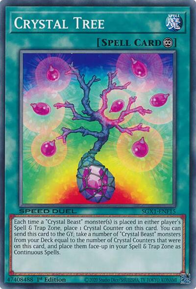 Crystal Tree (SGX1-ENF15) [Speed Duel GX: Duel Academy Box]