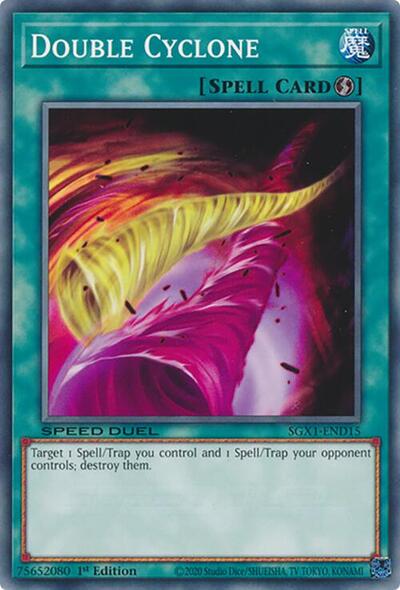 Double Cyclone (SGX1-END15) [Speed Duel GX: Duel Academy Box]