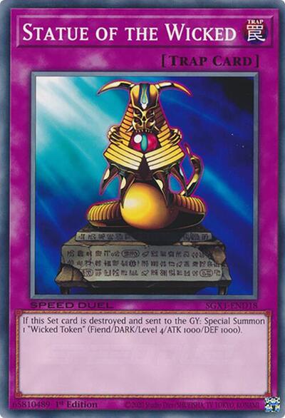 Statue of the Wicked (SGX1-END18) [Speed Duel GX: Duel Academy Box]