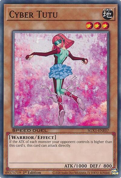 Cyber Tutu (SGX1-ENE07) [Speed Duel GX: Duel Academy Box]