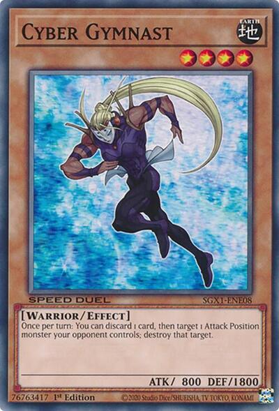 Cyber Gymnast (SGX1-ENE08) [Speed Duel GX: Duel Academy Box]