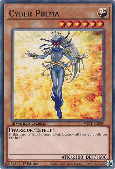 Cyber Prima (SGX1-ENE09) [Speed Duel GX: Duel Academy Box]