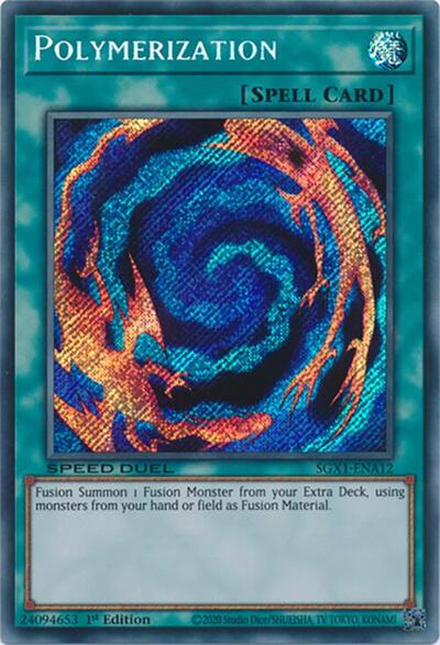 Polymerization (A) (Secret Rare) (SGX1-ENA12) [Speed Duel GX: Duel Academy Box]