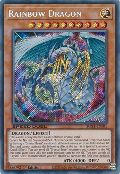Rainbow Dragon (Secret Rare) (SGX1-ENF01) [Speed Duel GX: Duel Academy Box]