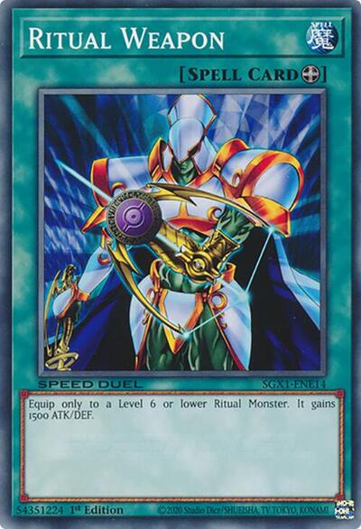 Ritual Weapon (SGX1-ENE14) [Speed Duel GX: Duel Academy Box]