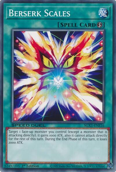 Berserk Scales (SGX1-ENE16) [Speed Duel GX: Duel Academy Box]