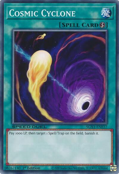 Cosmic Cyclone (SGX1-ENE17) [Speed Duel GX: Duel Academy Box]