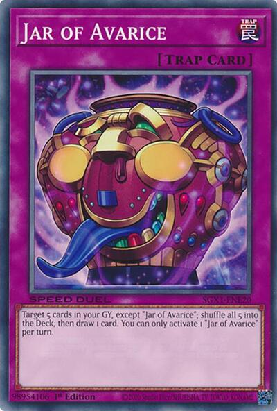 Jar of Avarice (SGX1-ENE20) [Speed Duel GX: Duel Academy Box]