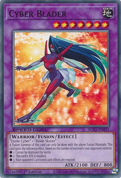 Cyber Blader (SGX1-ENE21) [Speed Duel GX: Duel Academy Box]