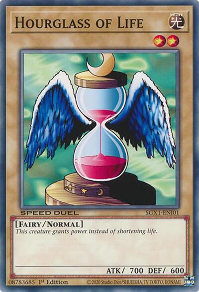 Hourglass of Life (SGX1-ENI01) [Speed Duel GX: Duel Academy Box]