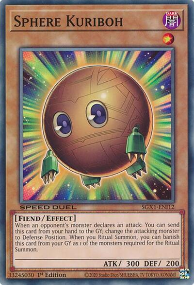 Sphere Kuriboh (SGX1-ENI12) [Speed Duel GX: Duel Academy Box]