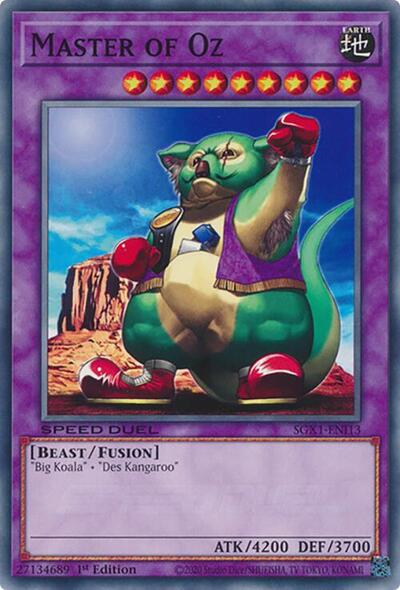 Master of Oz (SGX1-ENI13) [Speed Duel GX: Duel Academy Box]