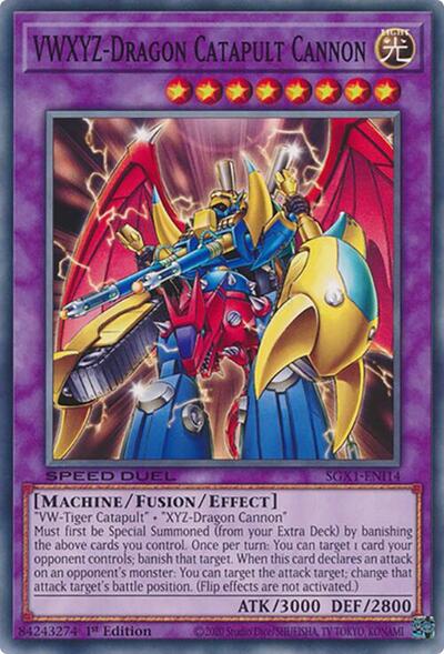 VWXYZ-Dragon Catapult Cannon (SGX1-ENI14) [Speed Duel GX: Duel Academy Box]