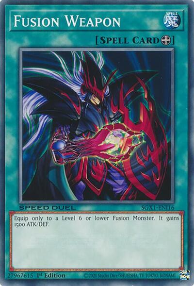 Fusion Weapon (SGX1-ENI16) [Speed Duel GX: Duel Academy Box]