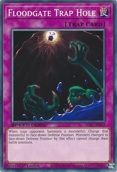 Floodgate Trap Hole (SGX1-ENI23) [Speed Duel GX: Duel Academy Box]