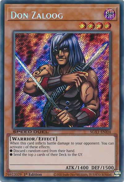 Don Zaloog (Secret Rare) (SGX1-ENI04) [Speed Duel GX: Duel Academy Box]