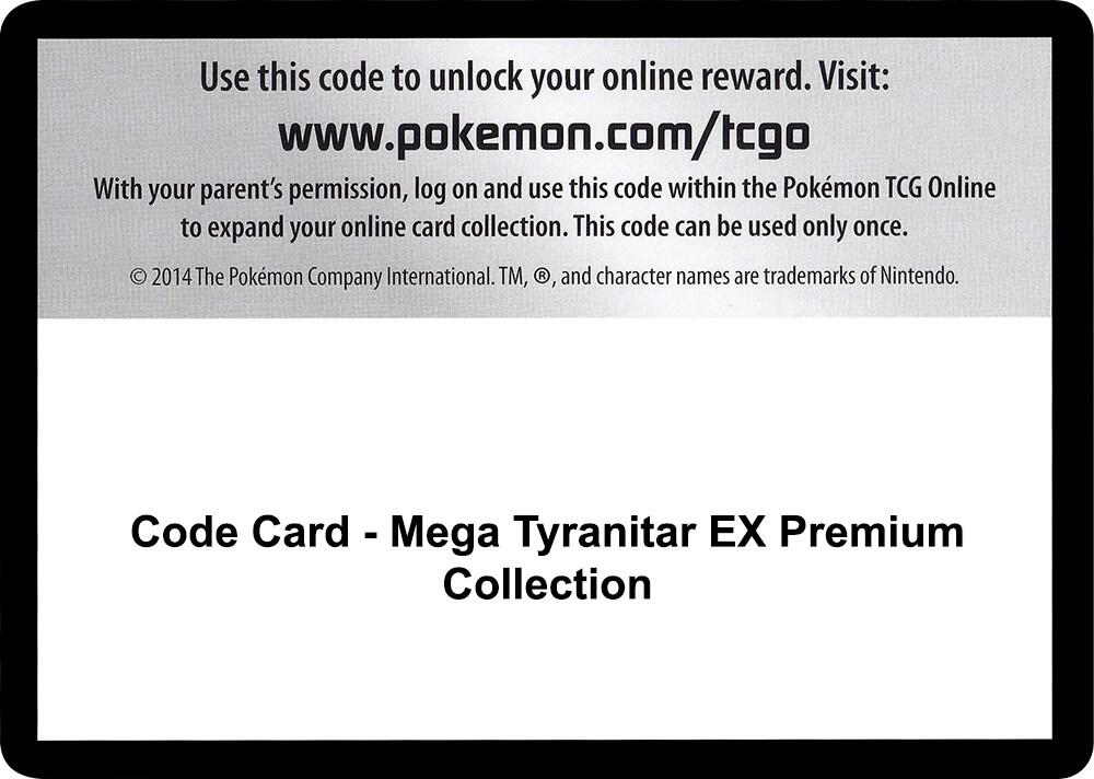 Code Card - Mega Tyranitar EX Premium Collection [SM - Guardians Rising]