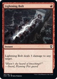 Lightning Bolt (187) [Commander Legends: Battle for Baldur's Gate]