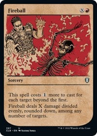 Fireball (Showcase) (397) [Commander Legends: Battle for Baldur's Gate]