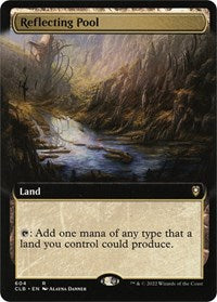 Reflecting Pool (Extended Art) (604) [Commander Legends: Battle for Baldur's Gate]
