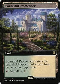 Bountiful Promenade (Extended Art) (601) [Commander Legends: Battle for Baldur's Gate]
