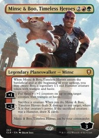Minsc & Boo, Timeless Heroes (Borderless) (363) [Commander Legends: Battle for Baldur's Gate]